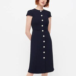 J Crew - navy cap sleeve dress - NWT
